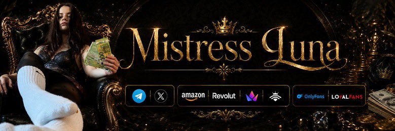 Mistress Luna 🎀 ☕️💳🖤's banner