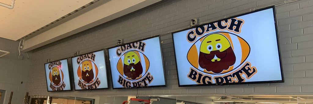 Peter "Coach Big Pete" Leinweber's banner