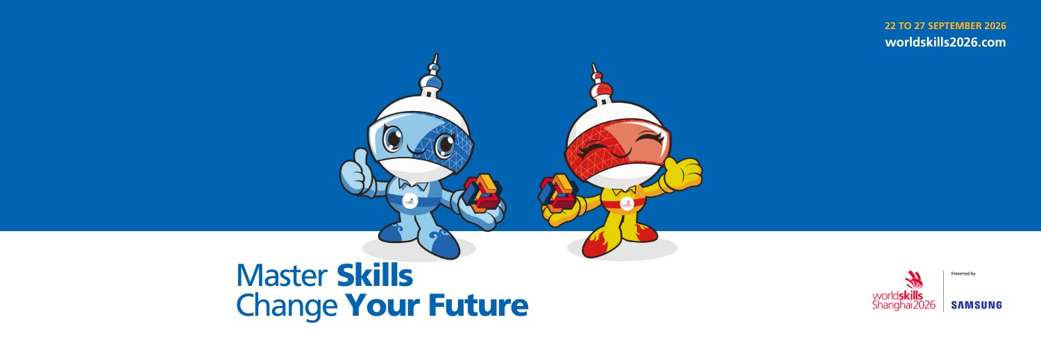 WorldSkills Shanghai 2026's banner