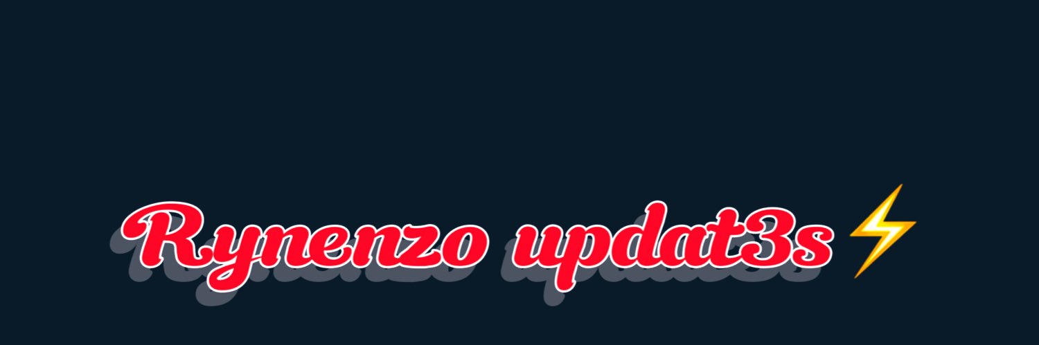 Rynenzo updates ⚡️'s banner
