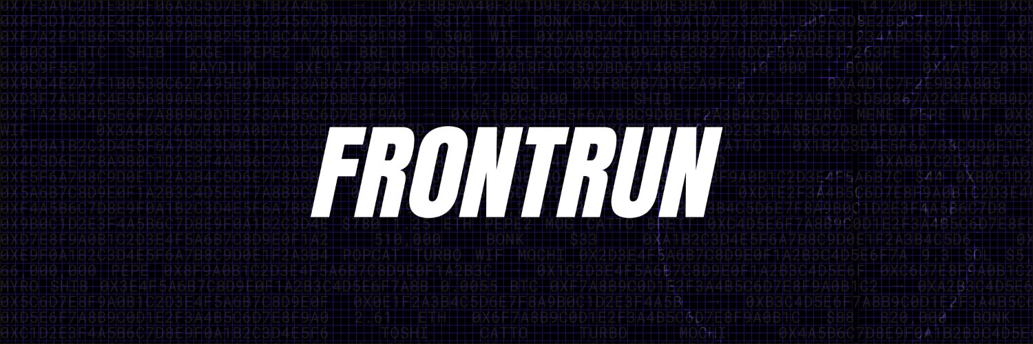 frontrun.pro's banner