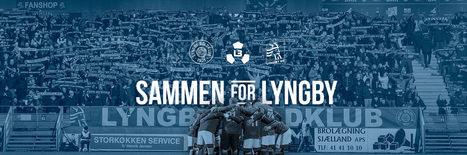 Lyngby Boldklub's banner