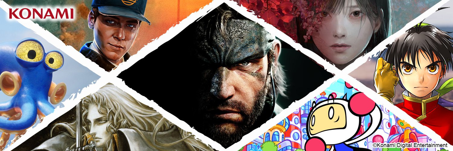 Konami's banner
