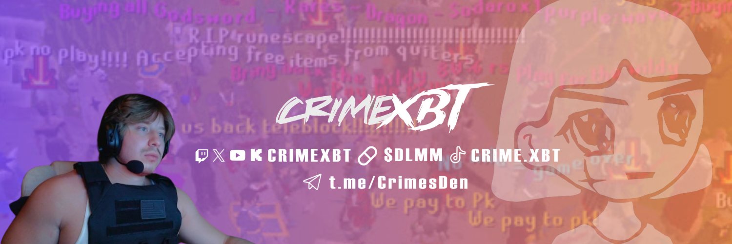 Crime's banner