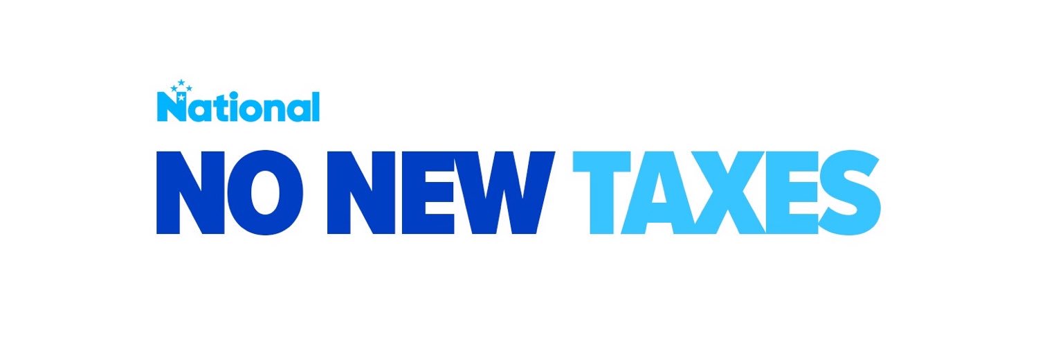 NZ National Party's banner