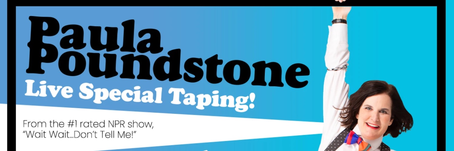 Paula Poundstone's banner