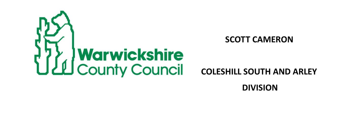 Cllr Scott Cameron's banner