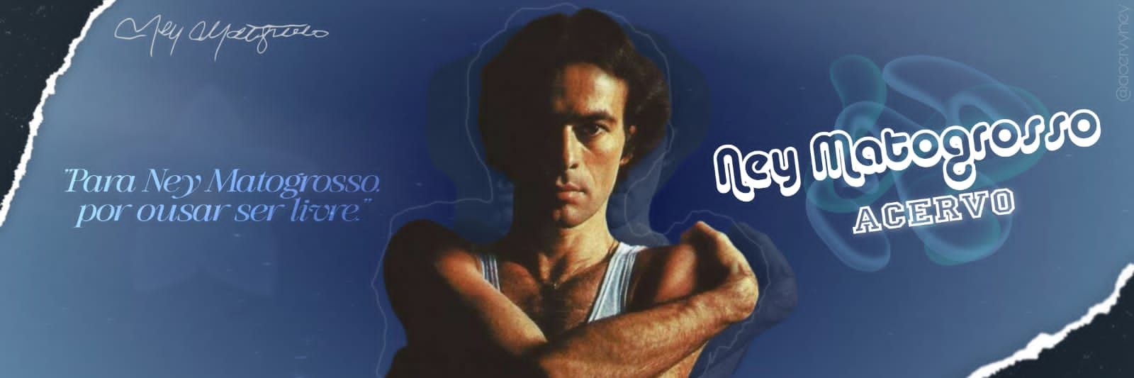 acervo ney matogrosso's banner