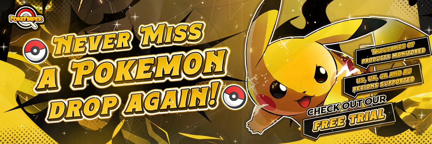 PokeFinder - Pokemon TCG Drops, Deals & News!'s banner