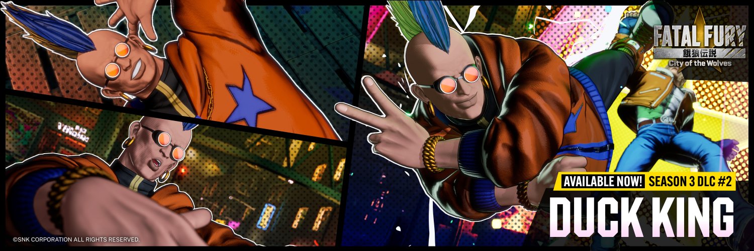 FATAL FURY: City of the Wolves's banner