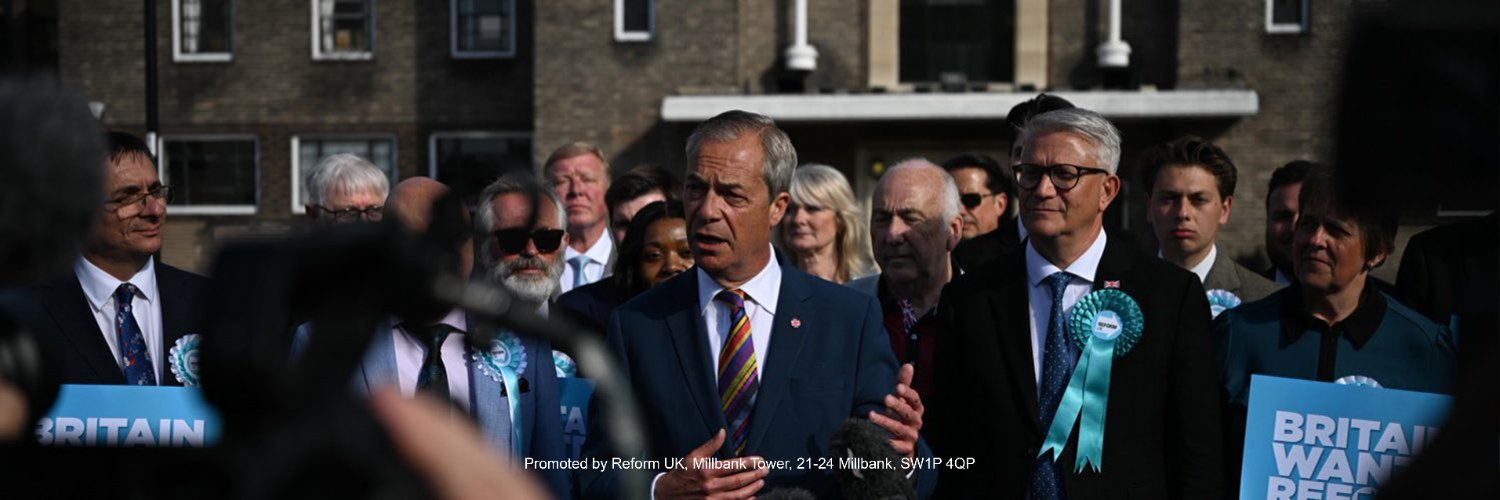 Nigel Farage MP's banner