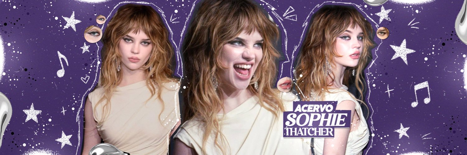 acervo sophie thatcher's banner