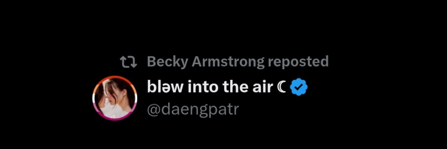 blǝw into the air ☾'s banner