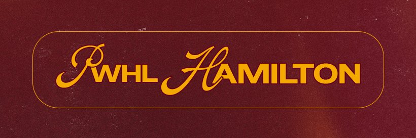 PWHL Hamilton's banner