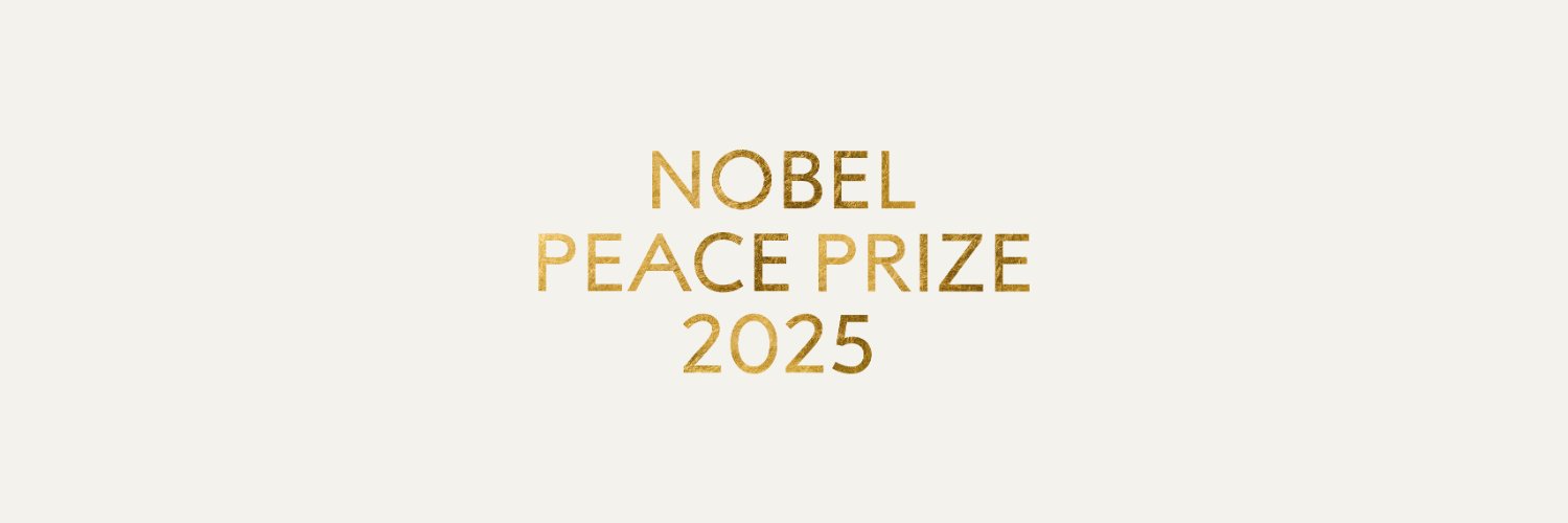 Nobel Peace Center's banner