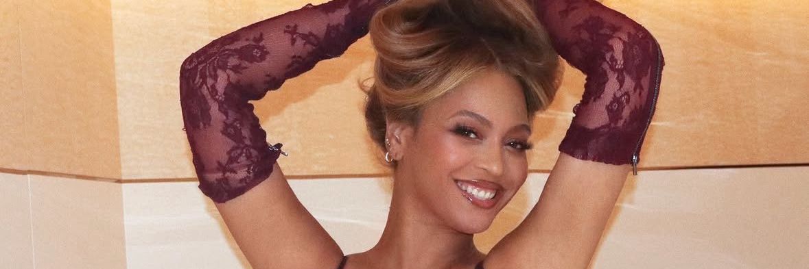Writing on Beyoncé's internet.'s banner