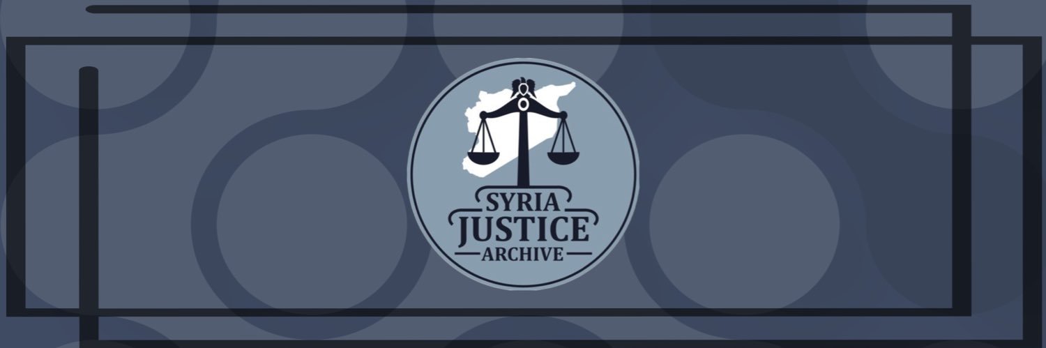Syria Justice Archive's banner