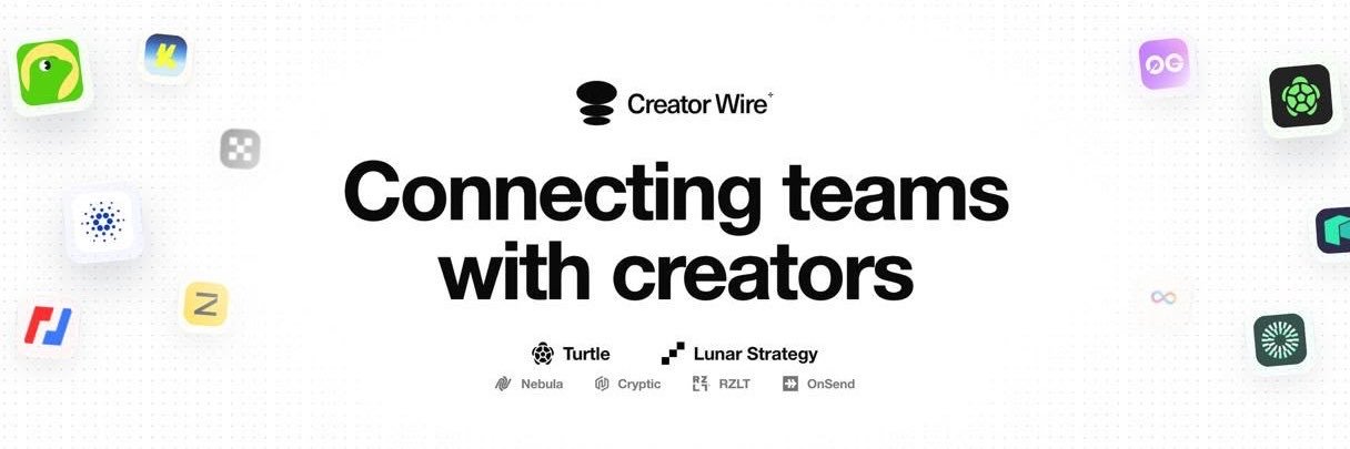 Creator Wire's banner