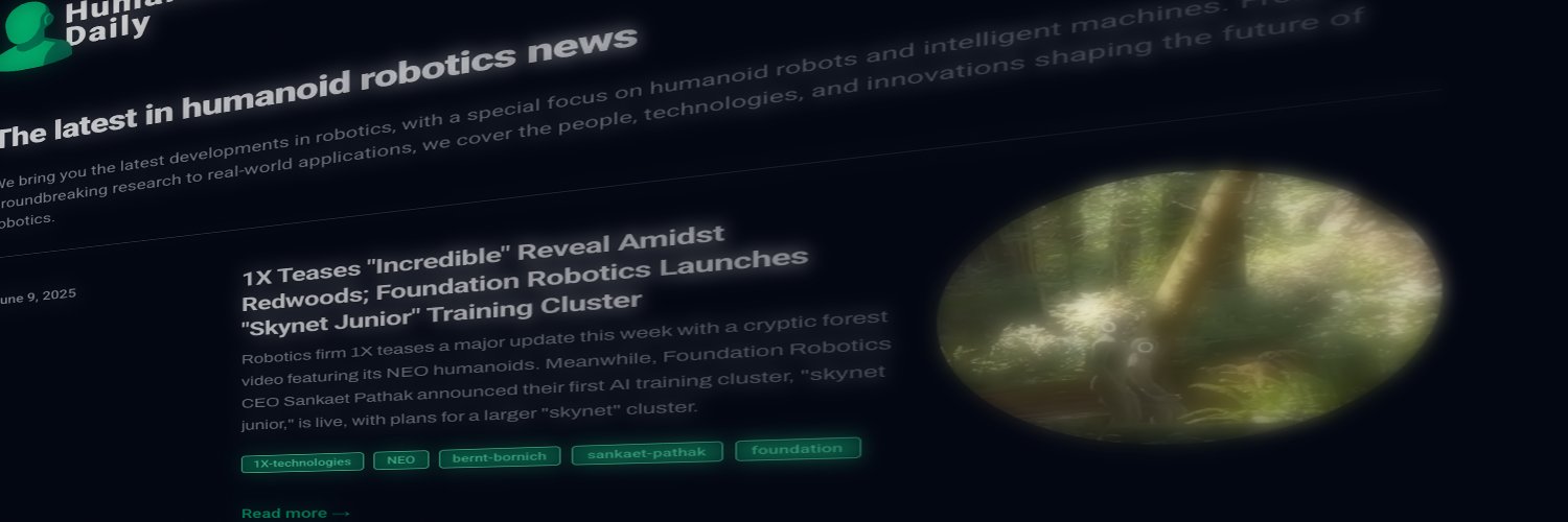 Humanoids daily's banner