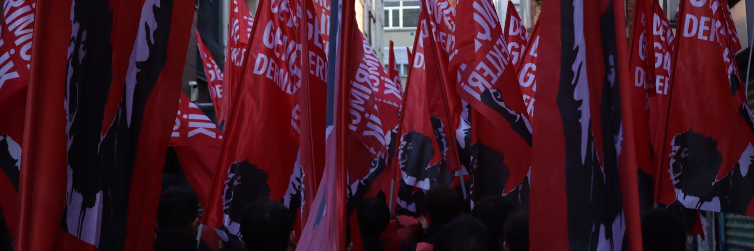 Devrimci Gençlik Dernekleri's banner