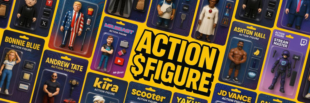 ACTION $FIGURE's banner