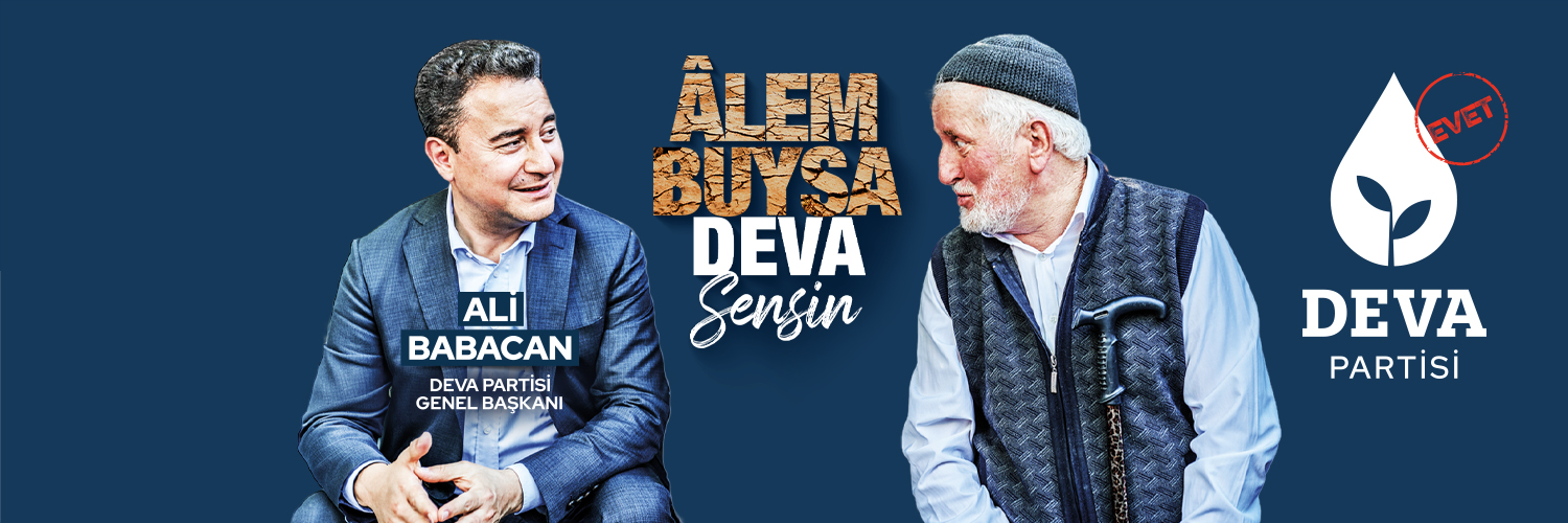 Ali Babacan's banner