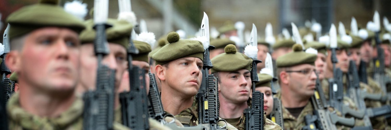 British Army in Scotland's banner