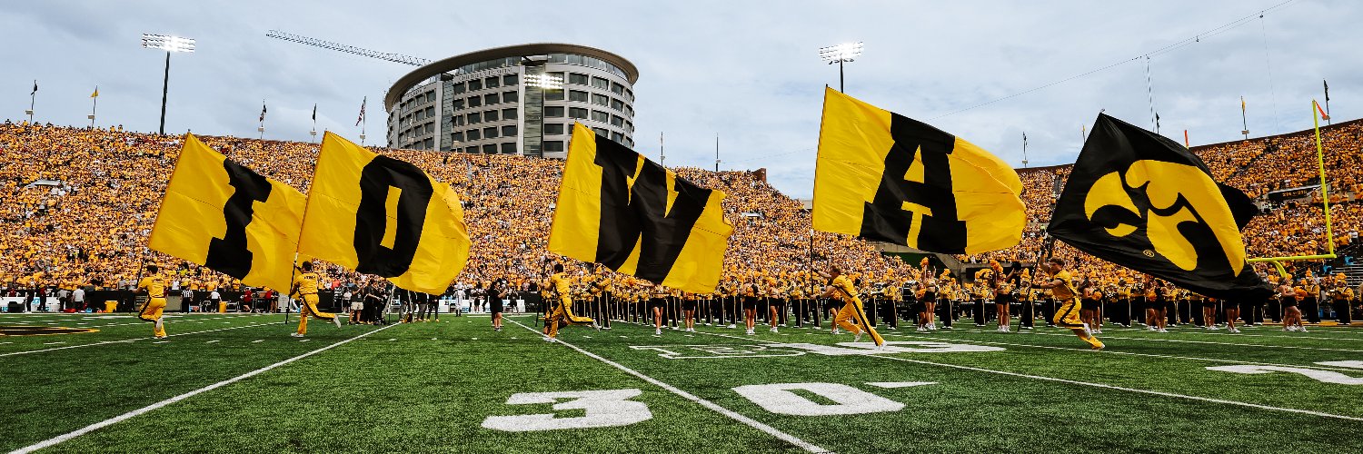 The Iowa Hawkeyes's banner