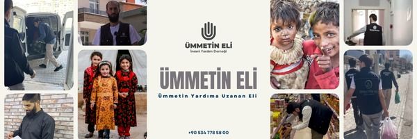 Ümmetin Eli İnsani Yardım Derneği's banner