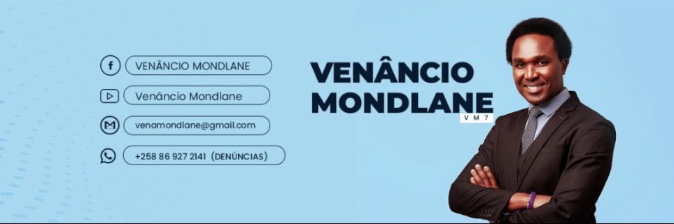 Venancio Mondlane's banner
