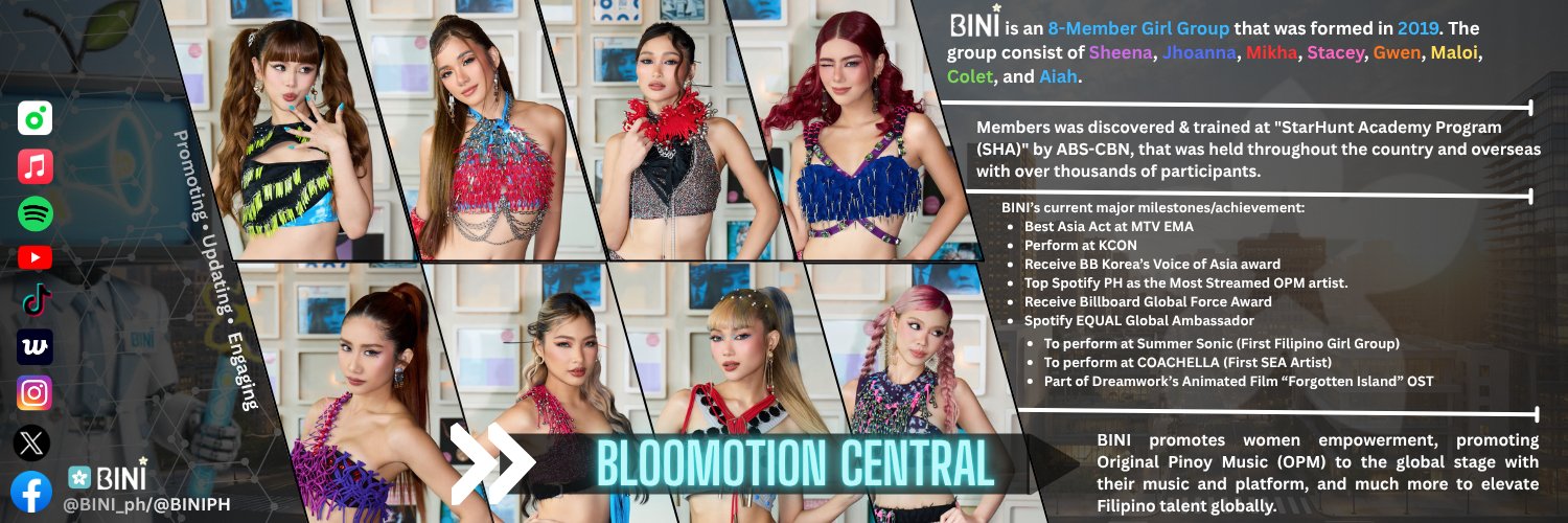 Bloomotion Central's banner