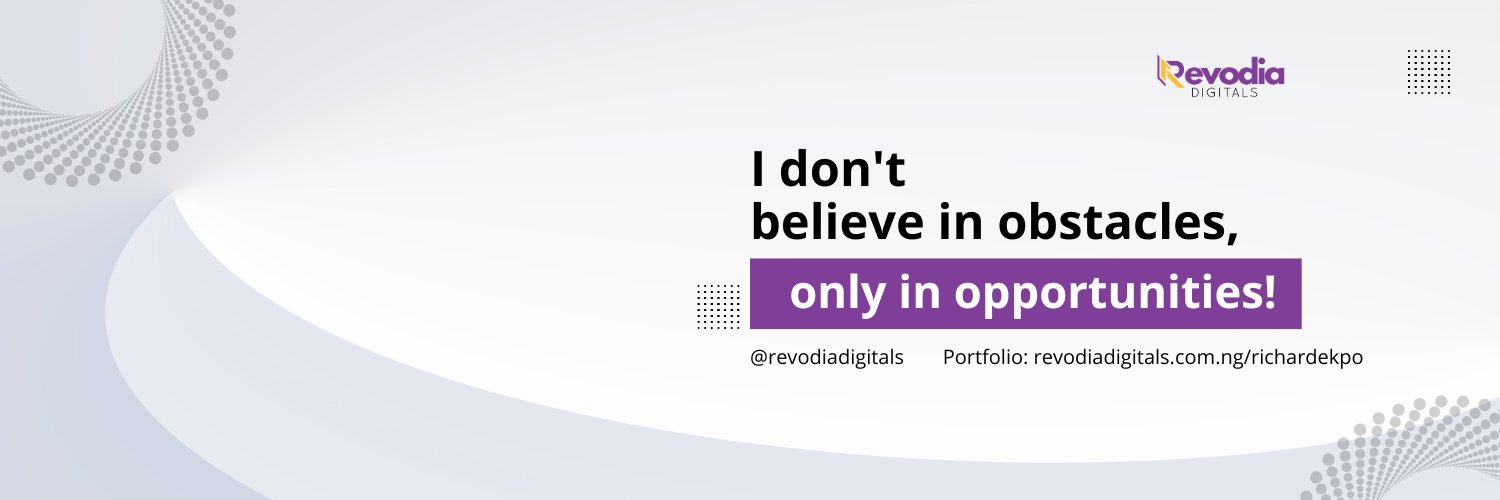 Richard U. | Web Developer's banner