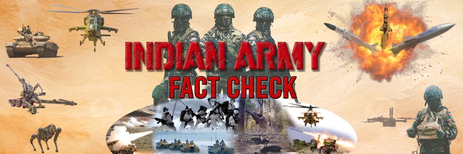 INDIAN ARMY FACT CHECK's banner