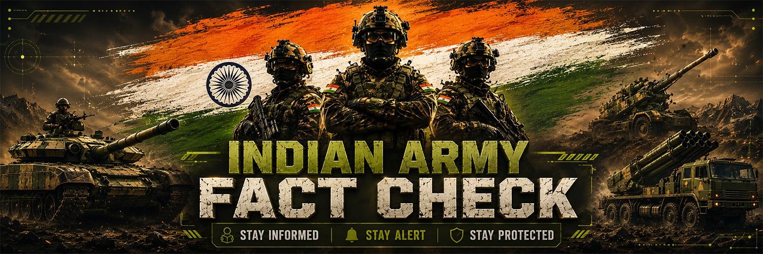 INDIAN ARMY FACT CHECK's banner