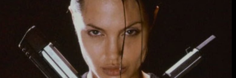 Lara Croft's banner
