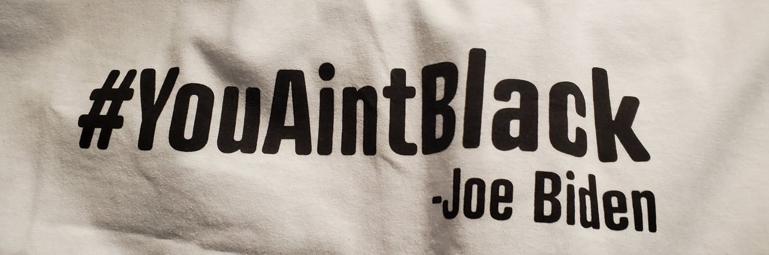 Black Joe Biden's banner