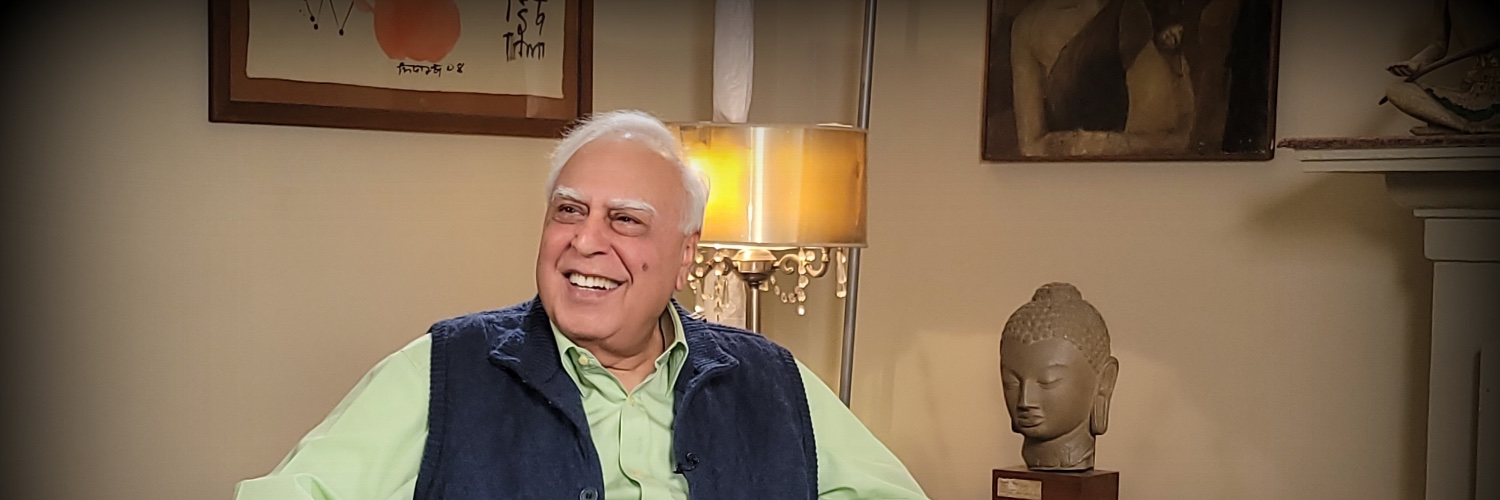 Kapil Sibal's banner