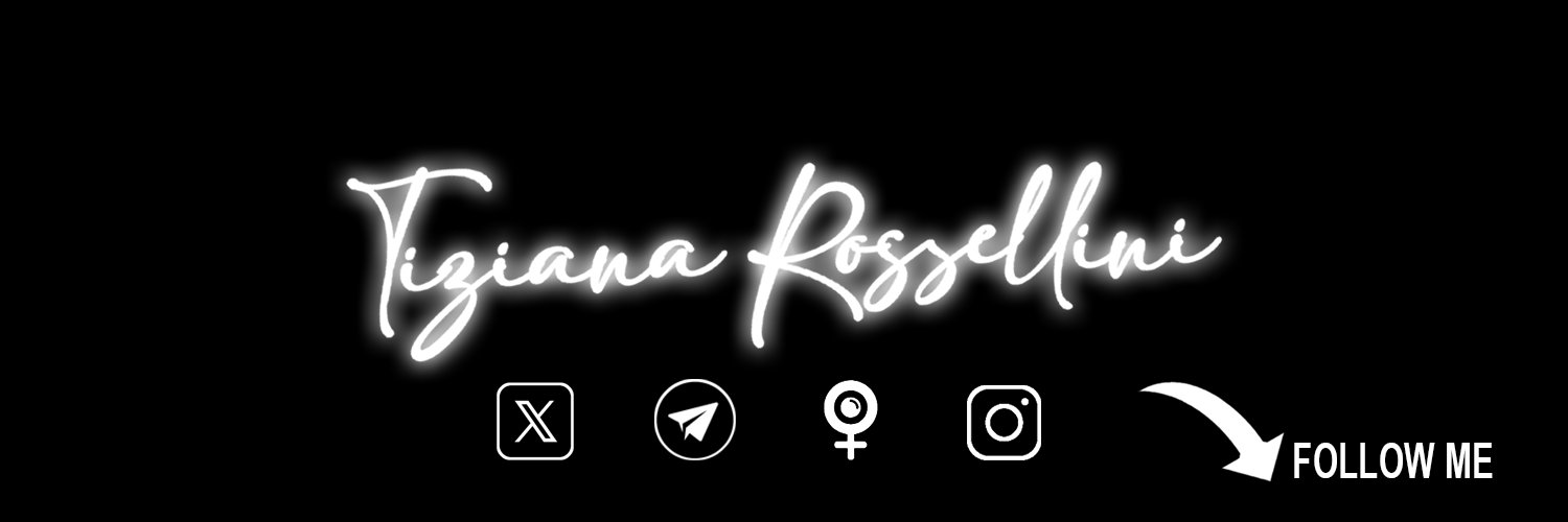 Tiziana Rossellini's banner