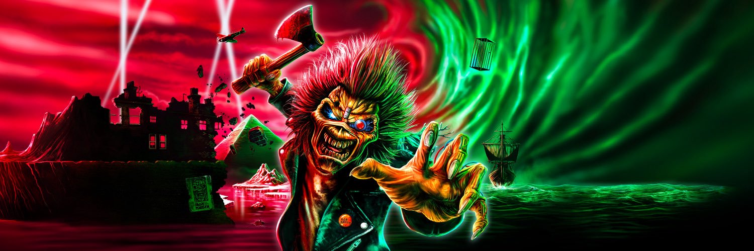 Iron Maiden's banner