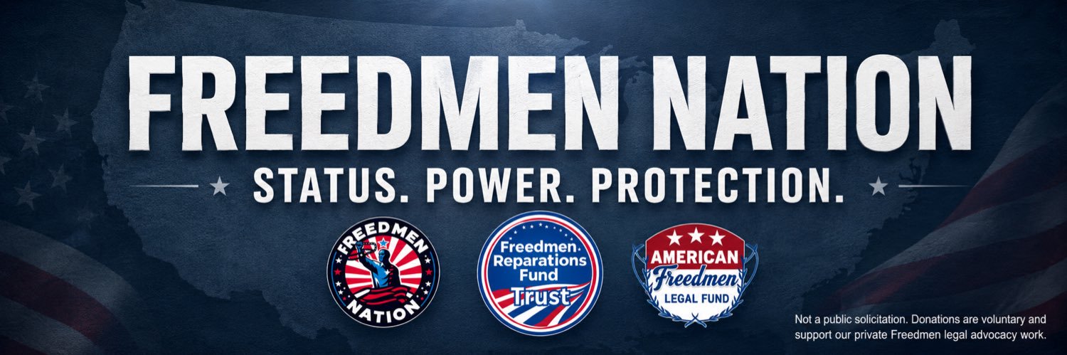 American Freedmen Legal Fund's banner