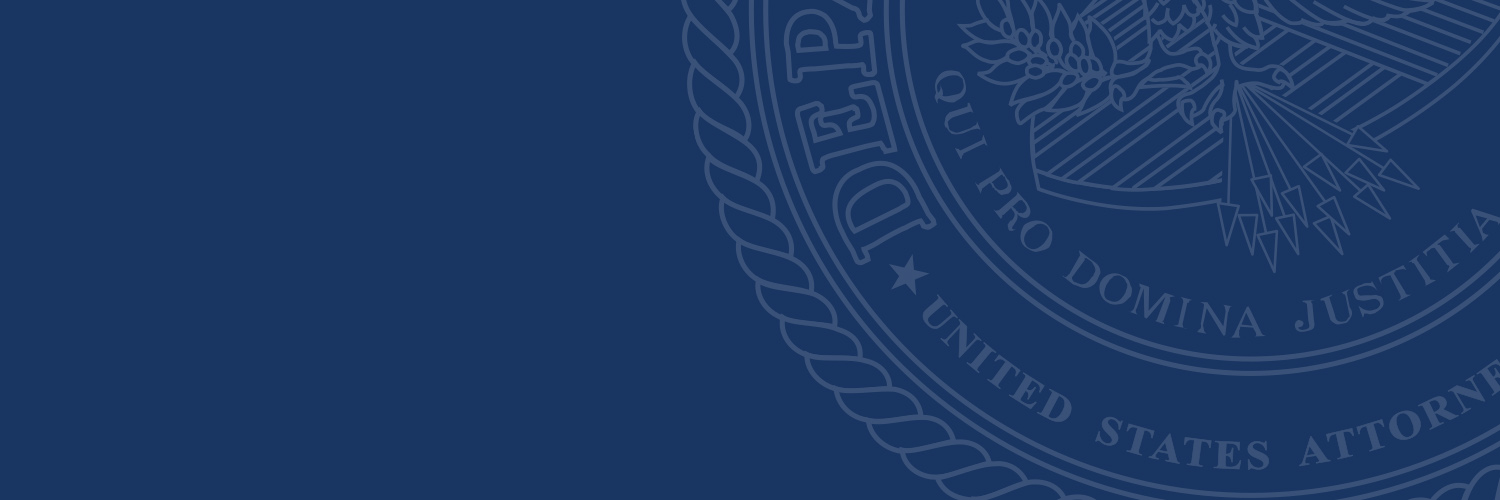 F. A. United States Attorney Sigal Chattah's banner