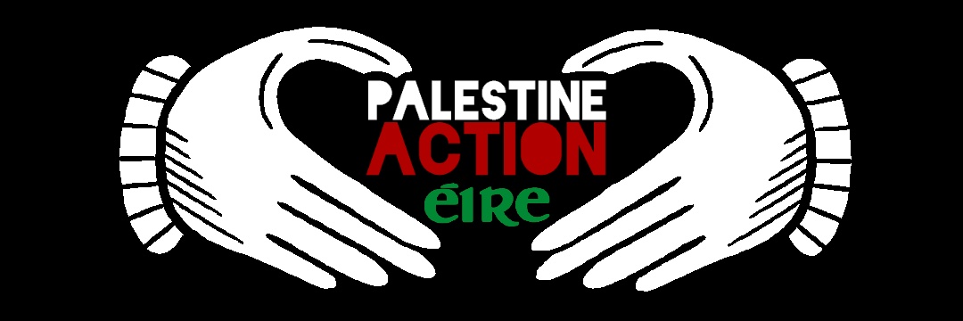 Palestine Action Éire's banner