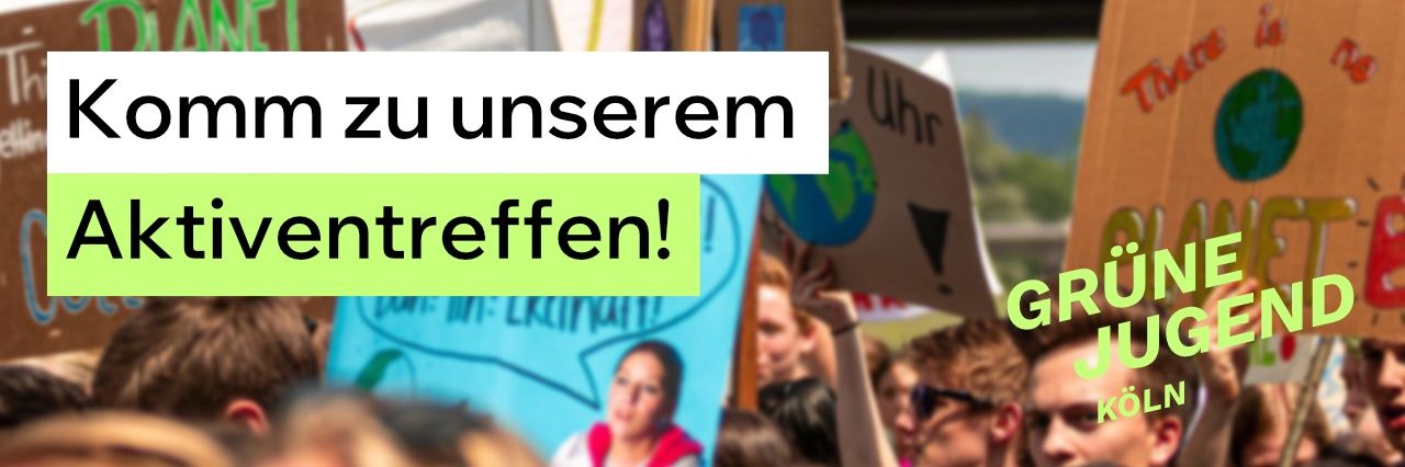 GRÜNE JUGEND Köln's banner