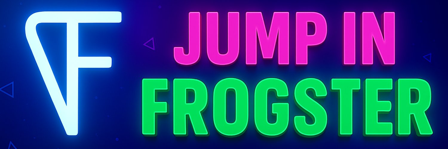 Frogster's banner