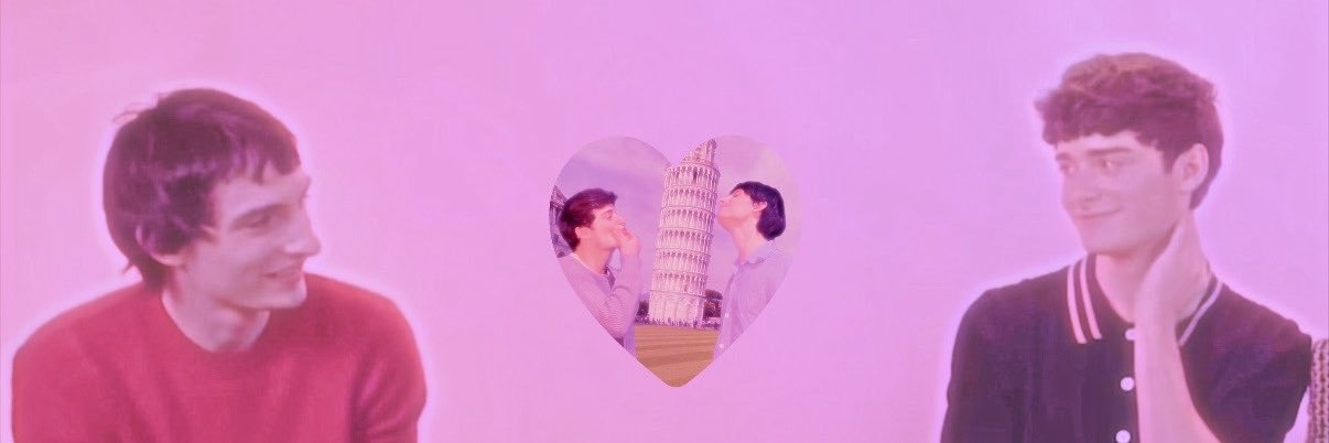 rene ✰ .ᐟ noah post the pisa pic's banner