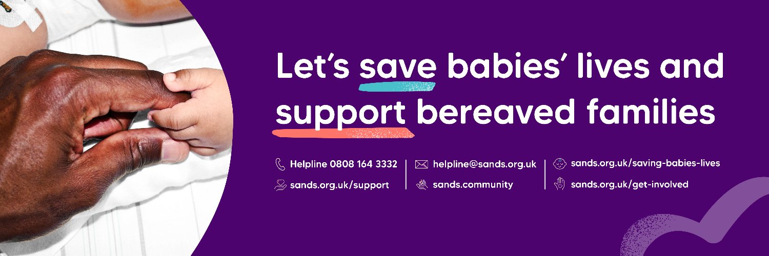 Sands - baby loss charity 💜🧡's banner