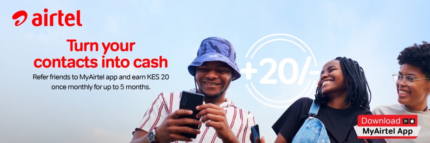 Airtel Kenya's banner