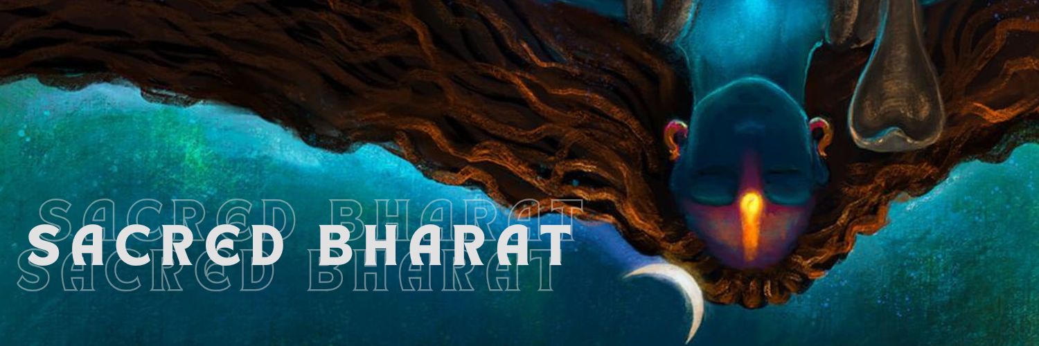 Sacred Bharat's banner