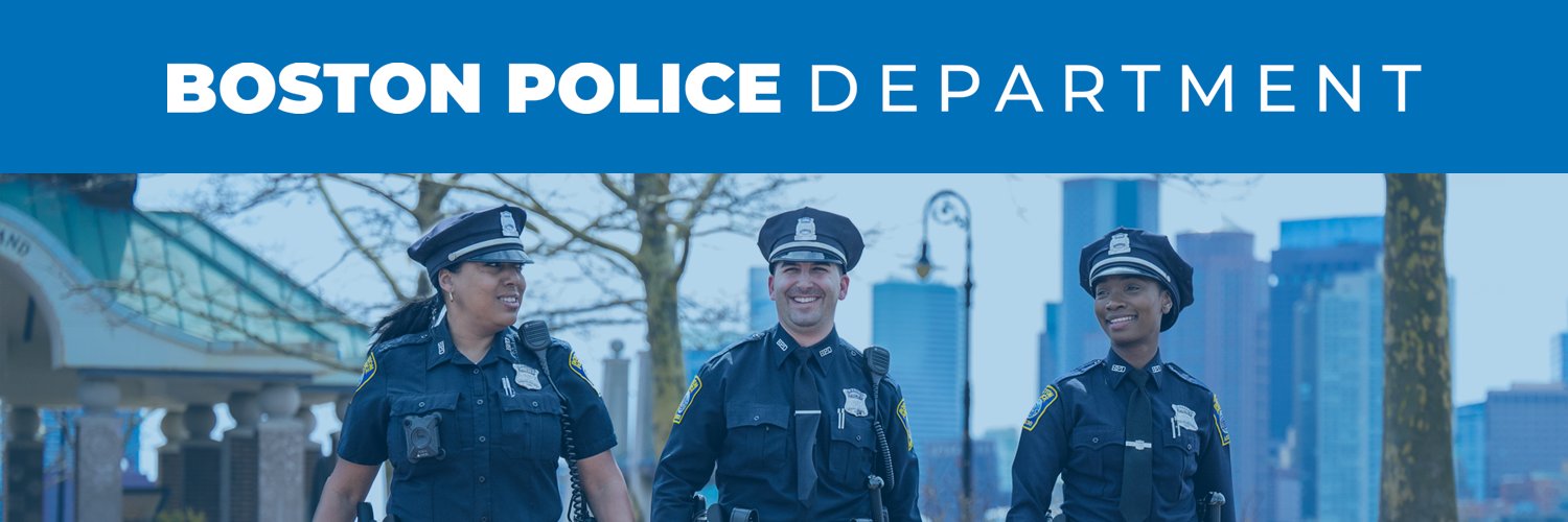 Boston Police Dept.'s banner