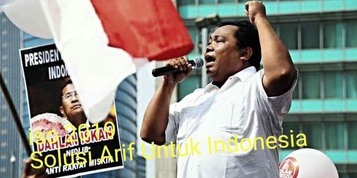 Arief Poyuono's banner
